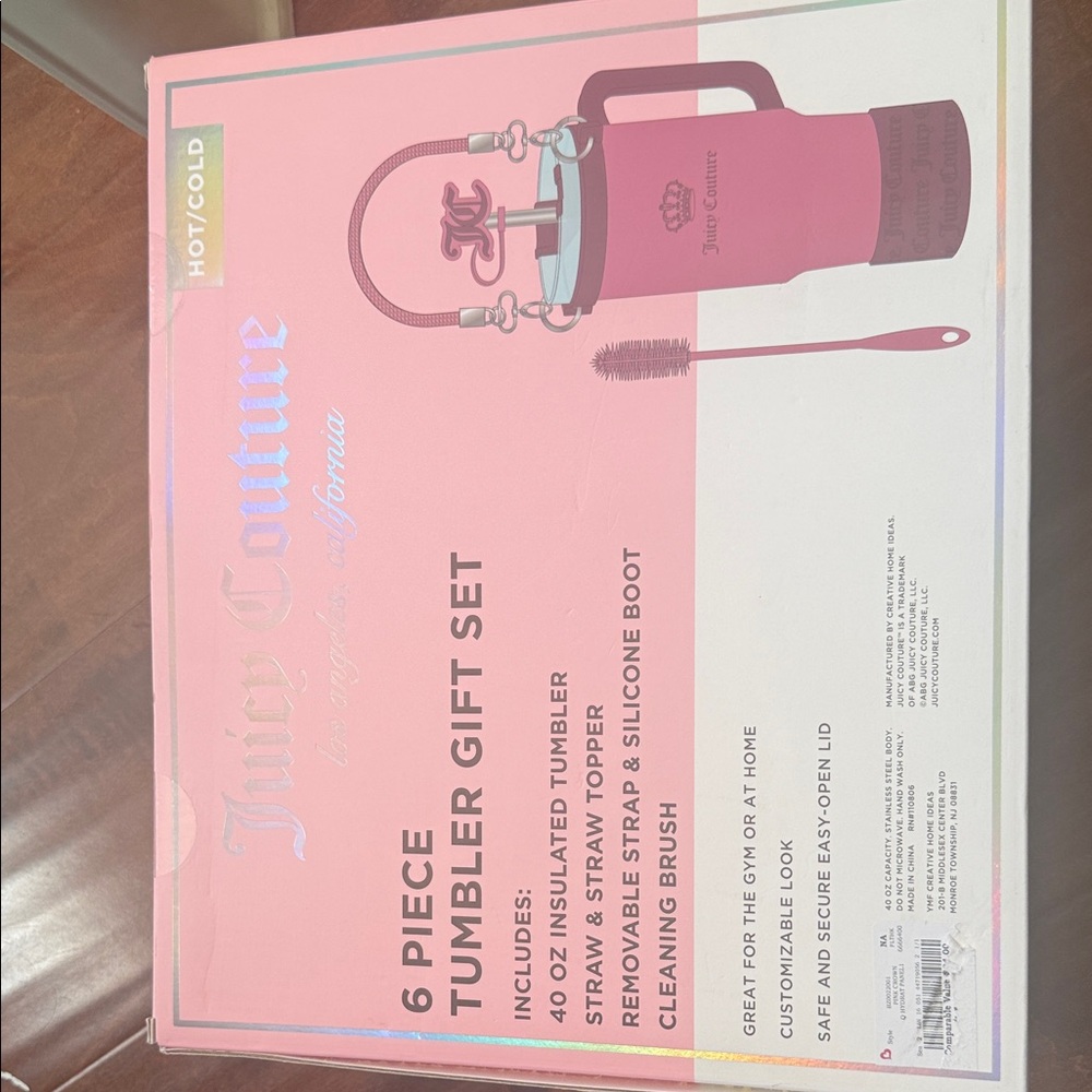 Juicy Couture Pink Tumbler Set